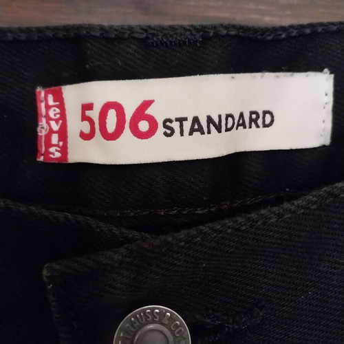 Levi's men's black denim pants new size 34/34