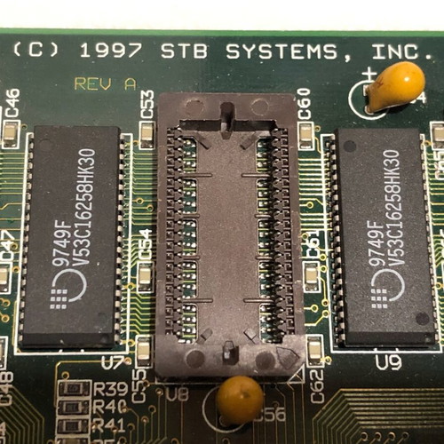 STB Nitro 3D/GX EDO 1.3 Virge/GX VGA PCI used graphics card