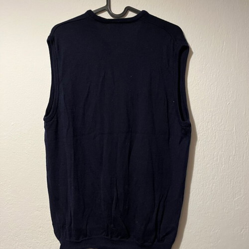Lacoste Vest vintage used, size 5, black and blue