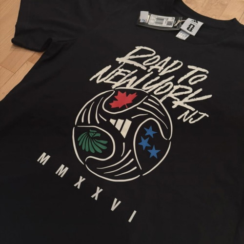 Adidas World Cup T-shirt, black, size M