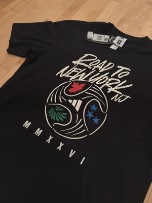 Adidas World Cup T-shirt, black, size M
