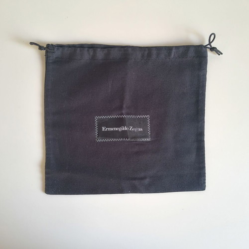 Ermenegildo Zegna dust protection pouch used, fabric 19x20 cm