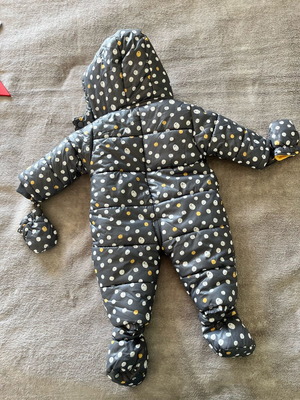 Boboli grey baby snowsuit like new