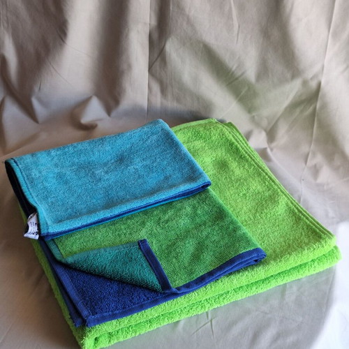 IKEA towel set Brunkrissla Saxan cotton 50x100-70x130 cm new