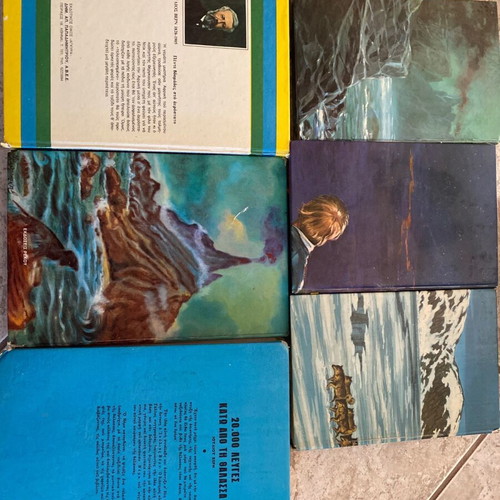 Collection of 6 used I. Vern books