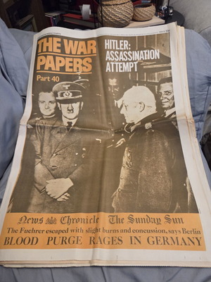 The War Papers μέρος 40 μεταχειρισμένο, WW2 εφημερίδα