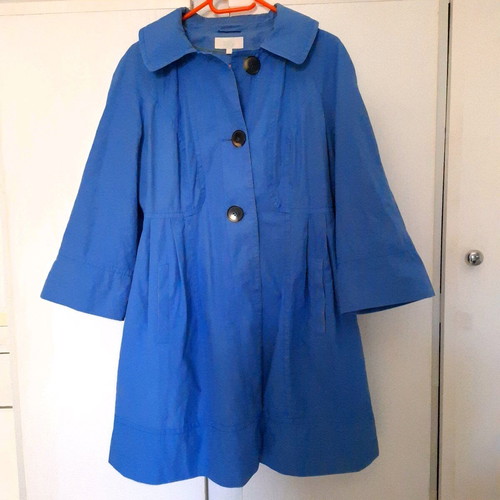 Marks & Spencer coat L (12 UK) like new, blue