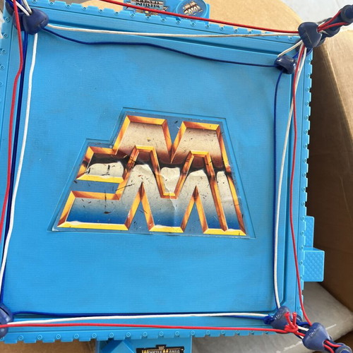 WWF Hasbro WrestleMania Wrestling Challenge Ring used, vintage collectible