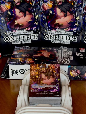 One Piece TCG Starter Deck Black Marshall.D.Teach