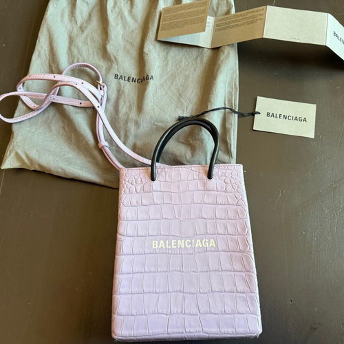 Balenciaga bag like new, purple and black