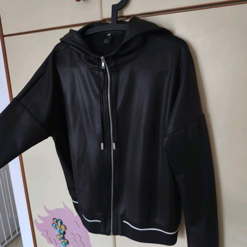 H&M Sport black zip hoodie size M like new