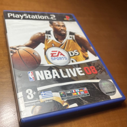 NBA Live 08 παιχνίδι για PlayStation 2 μεταχειρισμένο, πλήρες με manual