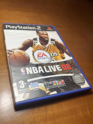 NBA Live 08 παιχνίδι για PlayStation 2 μεταχειρισμένο, πλήρες με manual