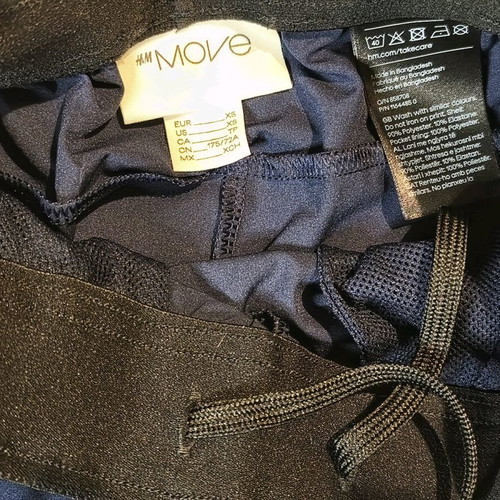 H&M Sports Shorts XS Like New Navy Blue Drymove