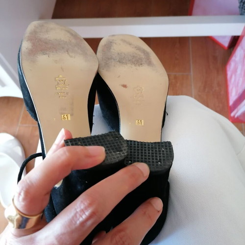 Baldinini suede pumps size 41 new, black