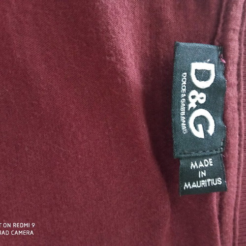 D&G t-shirt authentic used, unisexe, small men's