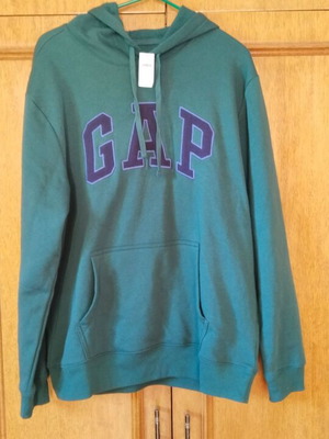 GAP Heritage Logo sweatshirt new, green, size L