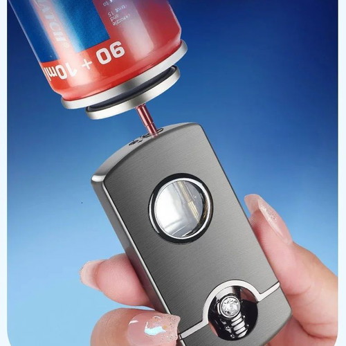 Luxury LED Torch Pipe/Cigar Lighter, Black