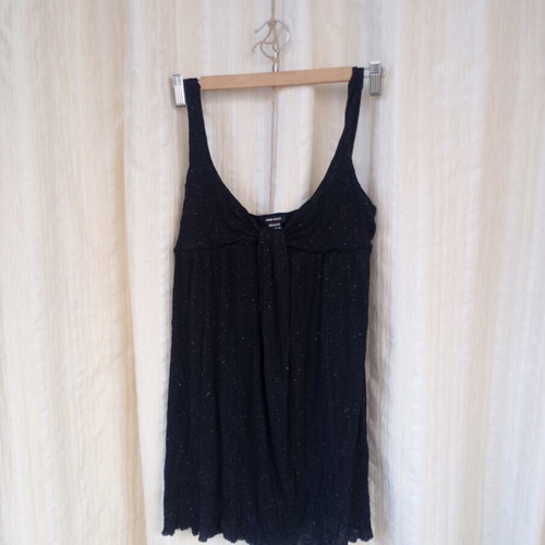 Miss Sixty black dress like new with gold details