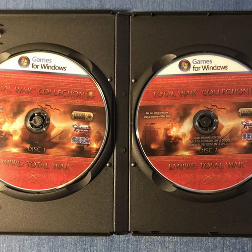 Empire Total War Collection PC DVD ROM game used
