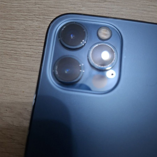 iPhone 12 Pro smartphone with 80% battery health, case included
