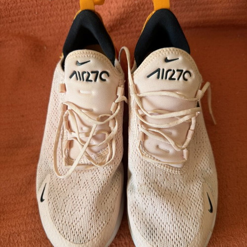 Nike Air 270 athletic shoes, pink, size 38