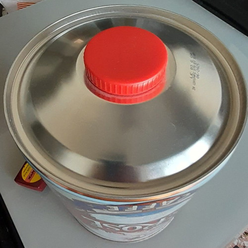 Mrs. ROSE empty coffee tin used