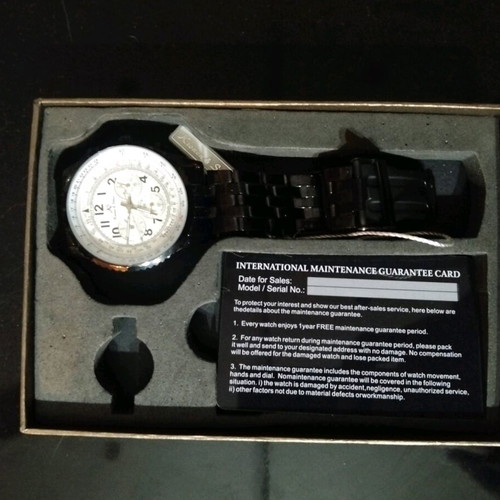 Kronen & Söhne watch men's new, black