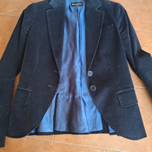 Massimo Dutti corduroy jacket blue like new, size M