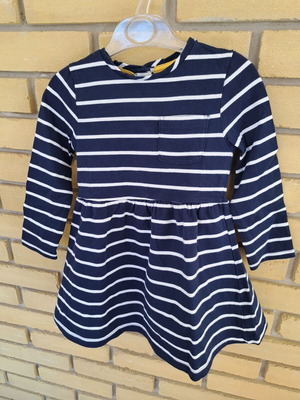 Φόρεμα Mothercare 18-24 μηνών καινούργιο navy με ρίγες