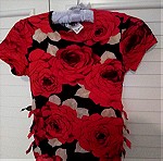 Κόκκινα τριαντάφυλλα μπλούζα