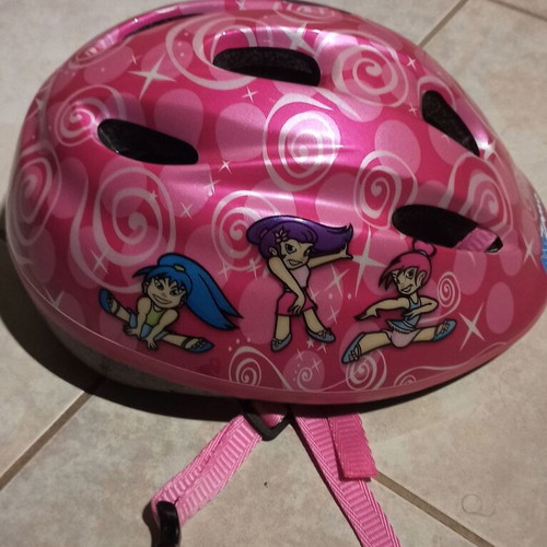 Children's bicycle helmet girl used, size M