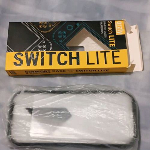 Nintendo Switch Lite case with screen protector and button covers