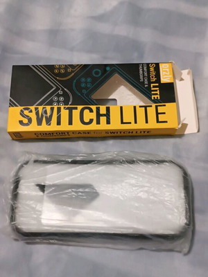Nintendo Switch Lite case with screen protector and button covers