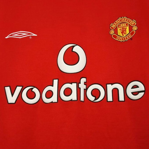 Manchester United Home Jersey 2000-2002 Umbro Vodafone like new