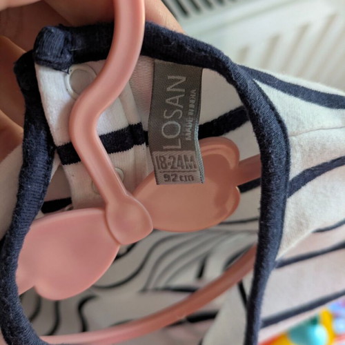 Losan striped dress 18-24 months like new