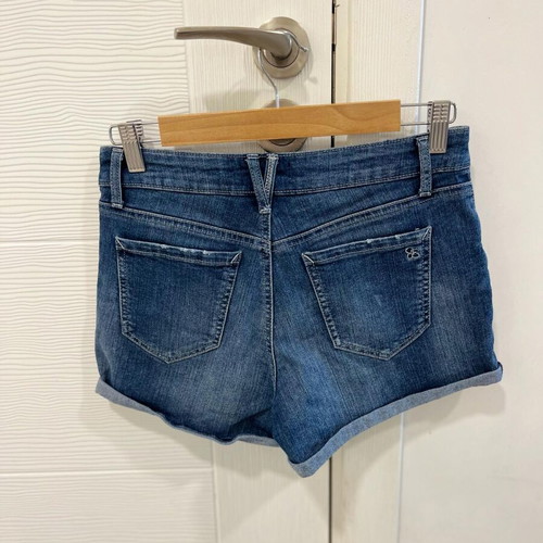 Jessica Simpson denim shorts size 26 like new, distressed