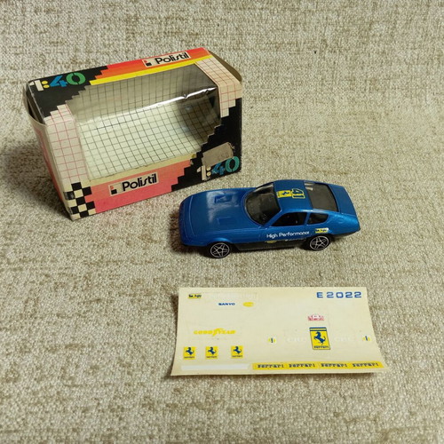 Ferrari Daytona Polistil Italy diecast car new with box vintage 1:40
