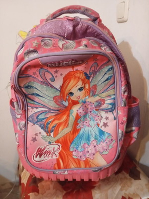 School bag with wheels Winx like new