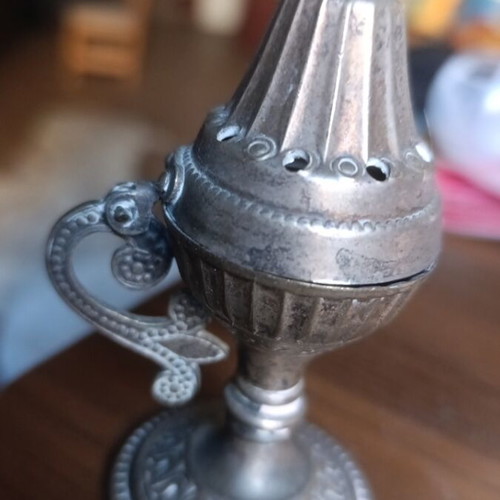 Incense Burner small, ornate, used, 13cm