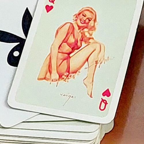 Vintage set of 4 playing cards used, 90s alcohol brands