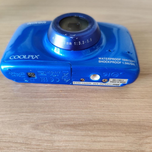 Nikon COOLPIX S32 waterproof digital camera used