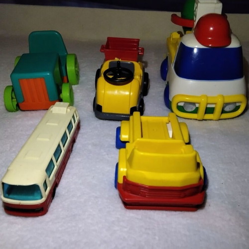 Vintage Retro Toy Vehicles set of 5 used