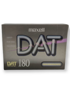 Maxell DAT 180 cassette new