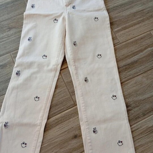 Tommy Hilfiger jeans 176 cm, girl small, white with blue