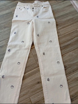 Tommy Hilfiger jeans 176 cm, girl small, white with blue