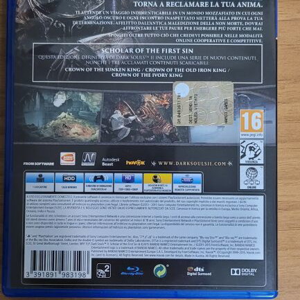 Dark Souls II Scholar of the First Sin PS4 game