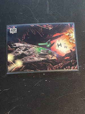 The Falcon on Crait StarWars Topps like new