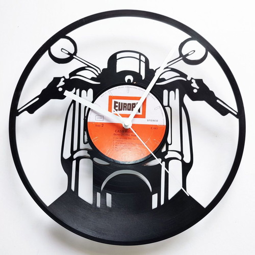 Wall clock made from Born To Run vinyl record new, analog