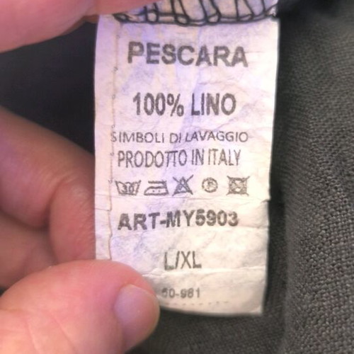 Linen dress L-XL used, black